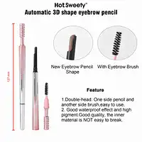 Automatic 3D shape eyebrow pencil
